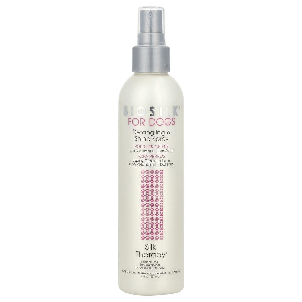 Silk Therapy, Anti-Tangle & Shine Spray for Dogs, 237Ml(8Fl Oz)