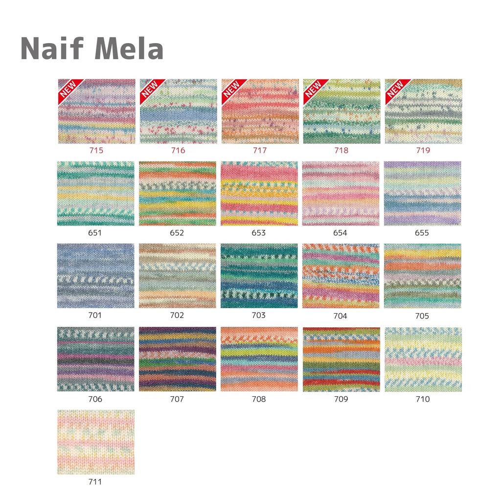 NASKA Hand Knife Mela Yarn Medium Thick Type Orange 50g 150m 10 balls set col.708 approx. F-10