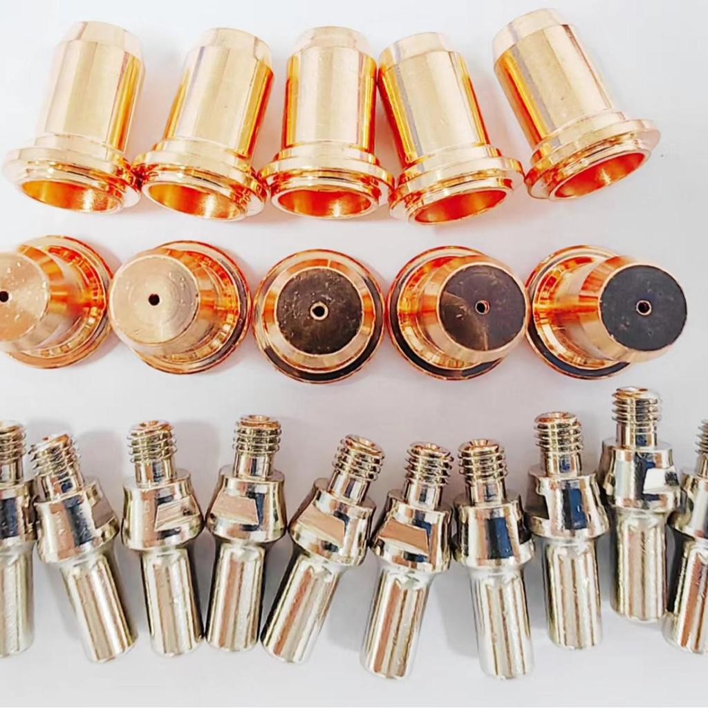 IPT60 Plasma Cutter Electrode & Nozzle Set with Protective Cap