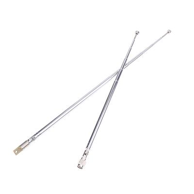 48/64Cm 6 Section Metal Full-Channel Am Fm Radio Telescopic Antenna 360 Degree Rotating Antenna Aeial