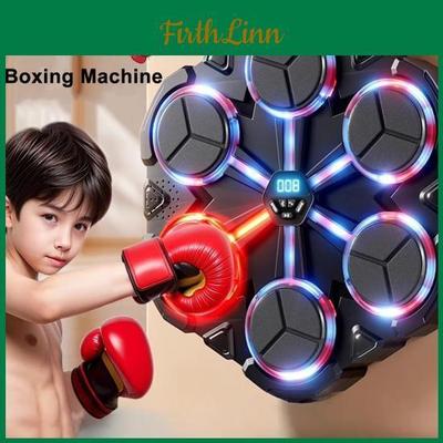 Machine Wallmounted Music Boxing Bluetoothcompatible Boxing Target With Led Punch Counter Modes Adjustable Electronic