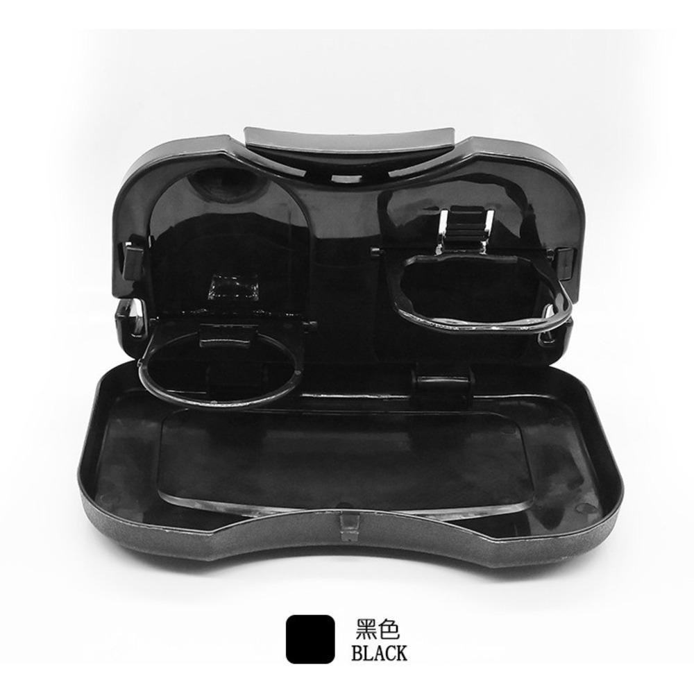 Car Rear Seat Foldable Cup Holder Car Tray Multifunctional Drink Cup Holder In-Car Storage Tray Dining Table