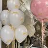 5Pcs Trendy 12-inch Bow Balloon Set Ballet Style Pink Ins Bow Floating Balloons Proposal Ceremony Photography Props