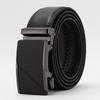 Frosted Automatic Buckle Edge Two-Layer Cowhide Belt, Business And Leisure Men'S Trendy Belt