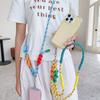 High-End Creative Hand-Woven Mobile Phone Universal Lanyard, Crossbody Long Rope, Seven-Color Shoulder Strap Anti-Loss Lanyard