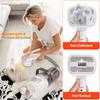 Pet Grooming Kit Vacuum Clipper 5 In 1 Hair Clipper Vacuum with 2.5L Dust Container Adjustable Combs Low Noise Design