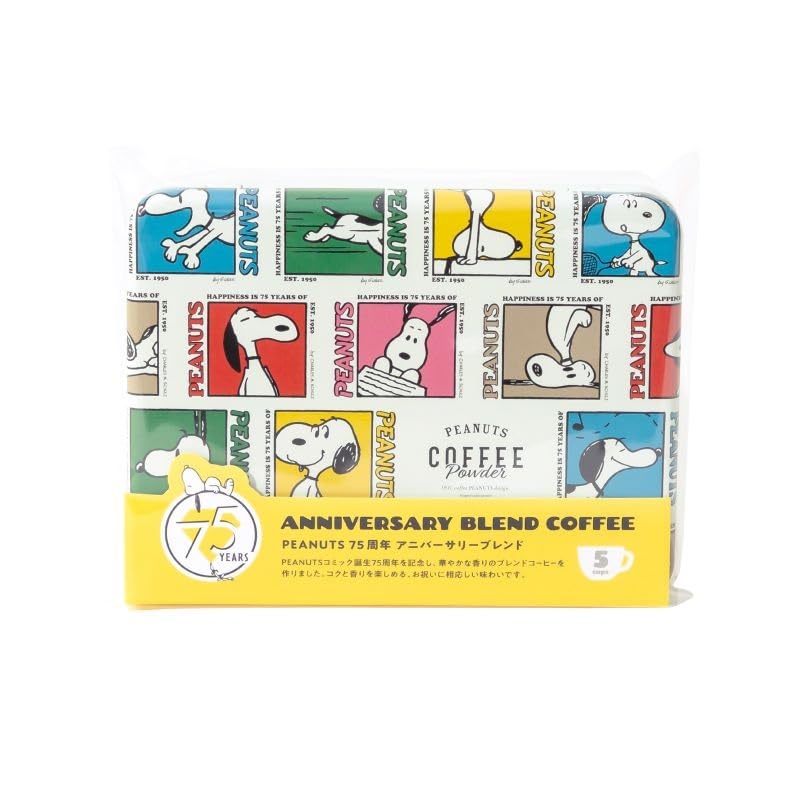 

Snoopy Coffee 75th Anniversary Blend Friends of Best Powdered [Милый арахис] [Кофе]