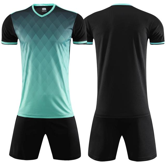 New Football Jerseys and Shorts Adult Soccer Uniforms Football Training Tracksuit XS-3XL