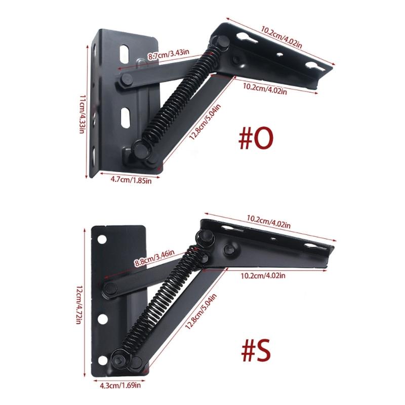 2Pcs Sofa Triangular Spring Headrest Hinge Furniture Storage Support Hinges for Cabinet Door, Sofa Bed & Furniture