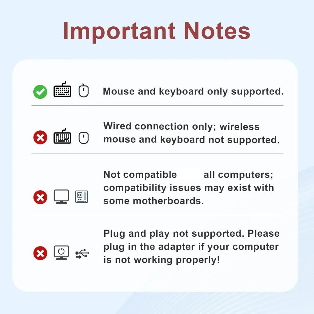 1-4PCS for PS2 To USB A/USB-C Male To Female Adapters Universal Game Console Converters for PS 2 Mouse Keyboard Laptop Connector
