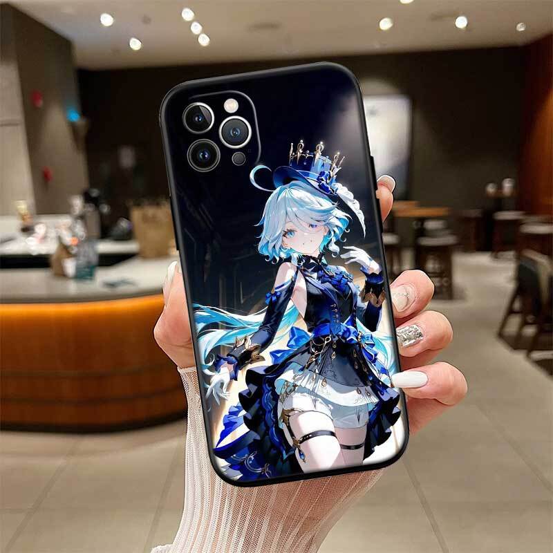 Genshin Impact Cute Phone Case for Motorola Edge 60 60s 70 G86 G56 G54 E14 G04S G45 G54 G64 X30 X40 X50 S30 S50 Pro Power Tylus