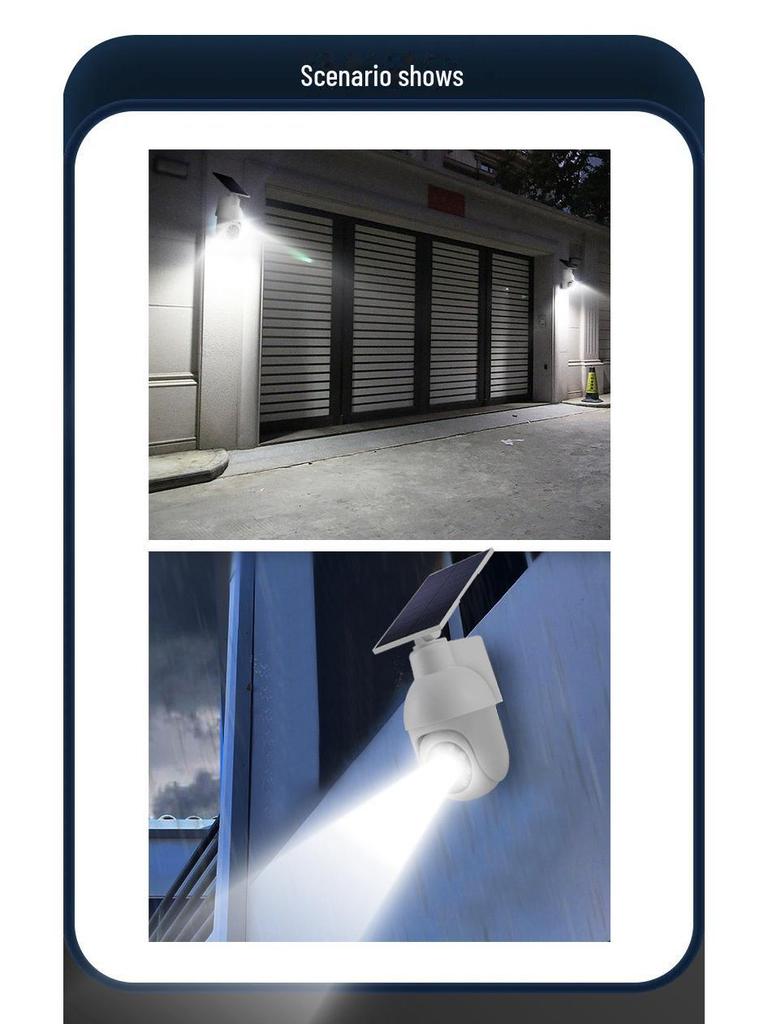 Intelligent Solar-Powered Motion Sensor Lights with Surveillance Camera Design