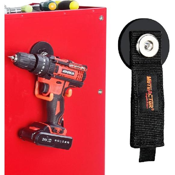 MUTUACTOR Magnetic Hooks,2PCS Large Magnetic Hooks Heavy Duty,Anti-Slip Double Magnet Hooks Garage Storage Utility Hooks for Metal Cabinet Pegboard 2.6in R Magnet-1PCS 2.6in