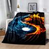Yingyang Blanket Durable Comfort Perfect for Office Chair Office Picnics Four Seasons Universal Digital Print