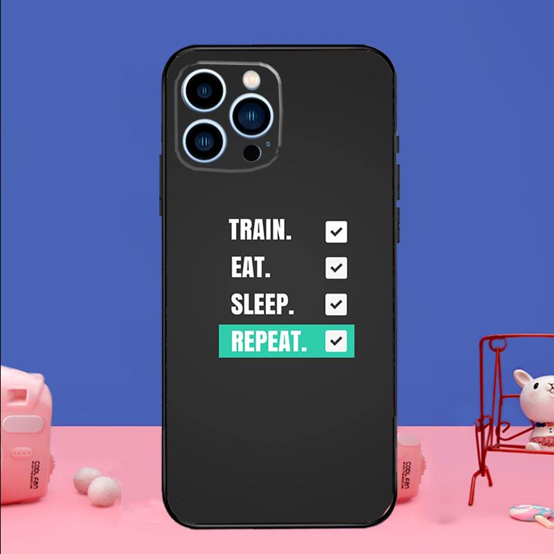 Gym Fitness Bodybuilding Phone Case For iPhone 17 16 15 14 13 11 12 Pro Max Plus 13 12 mini 16e 17 Air Bumper Cover
