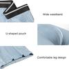 4/5pcs Men's Solid Color Mesh Boxer Briefs with 3D U-Convex Design