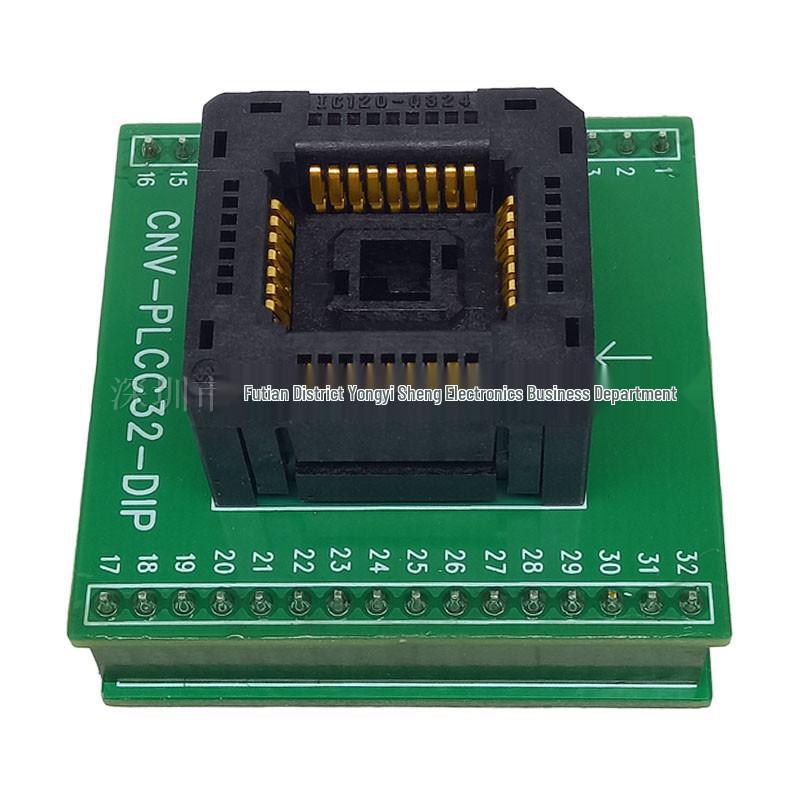 YAMAICHI PLCC32/DIP Spring-loaded IC Burn-in Test Socket IC120-0324-309