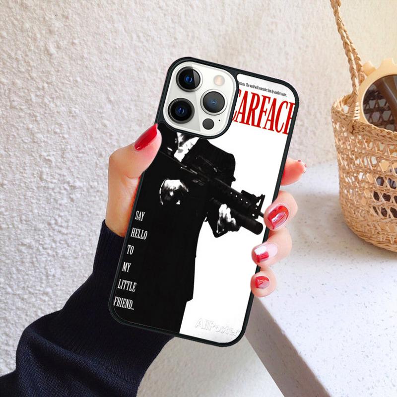Tony Montana Scarface Al Pacino Phone Case for iPhone 17 Air 16 Coque 15 14 12 13 PLUS 11 PRO MAX Cover Fundas Shell