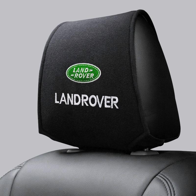 1pcs Car Seat Back Headrest Pillow Dustproof Cover for Land Rover SVR Discovery Freelander 3 SVR L320 L330 Evoque Defender Range Rover Auto