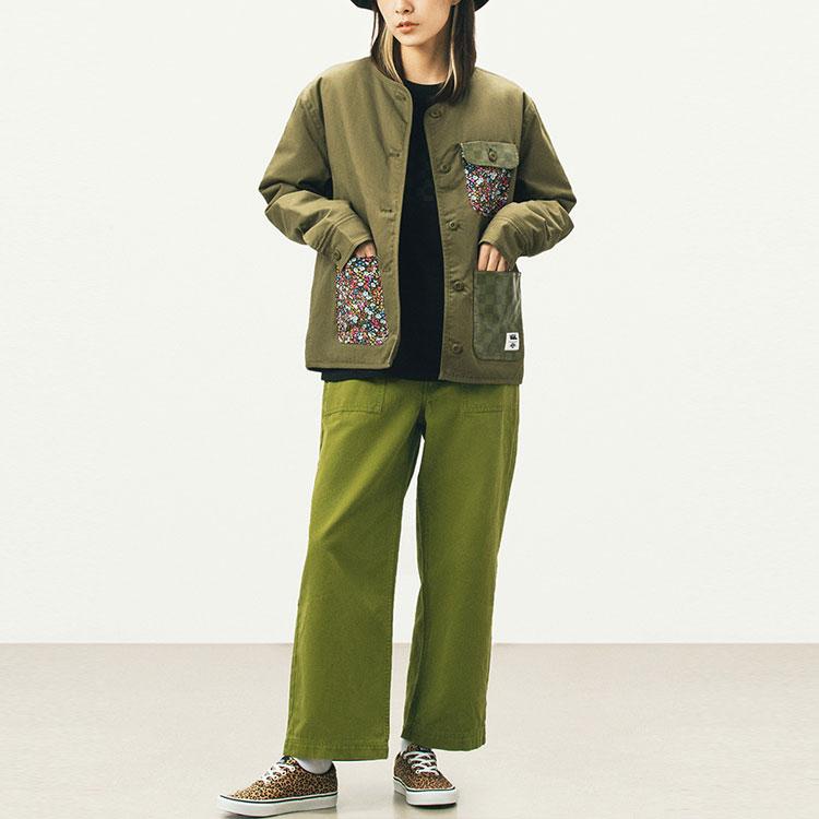 Vans x Liberty Fabrics Floral Print Lightweight Cotton Jacket Women Jackets Green VN0A5FSDZEA