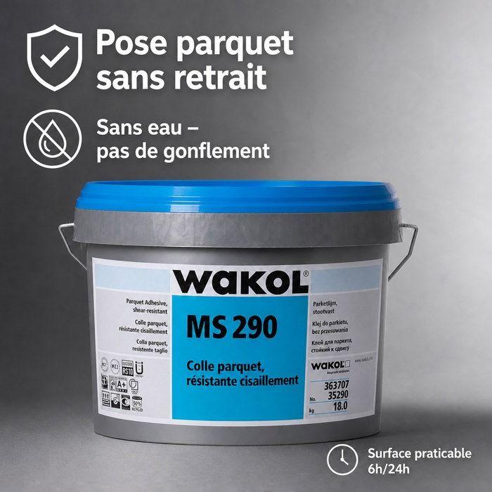 Floor Adhesive - WAKOL - MS Polymer - 18 Kg - Solvent-free - Professional