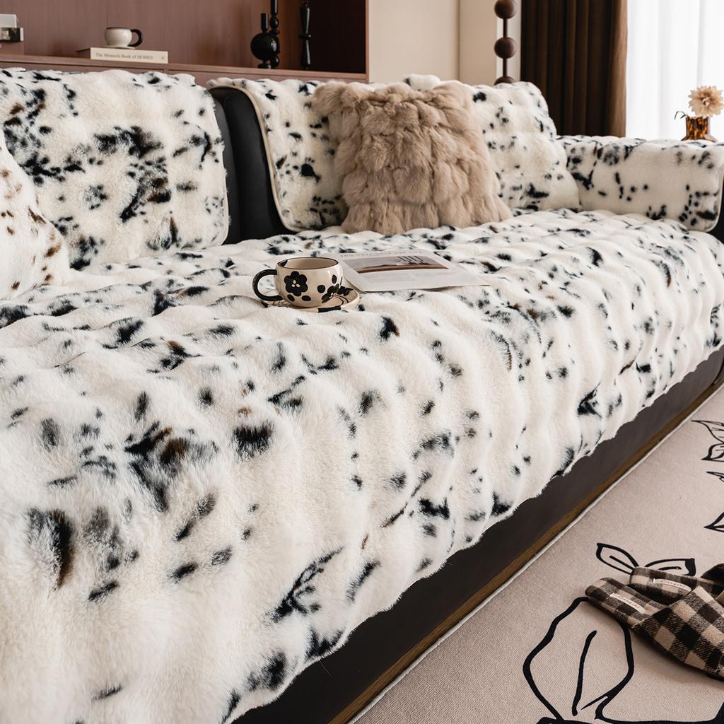 Plush Sofa Cushion  New Sofa Seat Cushion Autumn And Winter Sofa Cover Towel Sofa Cover Cloth Non-Slip Sofa Towel