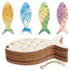 Bulk Wooden Fish DIY Home Handicraft Art Kits For 30