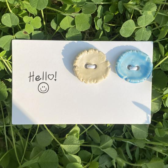 Rainbow Ceramic Button Fasteners for DIY Knitting & Doll Clothes (12/15mm)