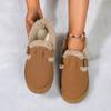New Winter Flat Shoes Women's Snow Boots Plush Warm Winter Thick Fashion  Women's Boots