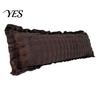 Luxury Decorative Sofa Cushion Covers Fluffy Body Pillow Cover, Faux Rabbit Fur Bed Cover with Zipper, Ruffle Hidden Zipper Trim, Plush Bubble