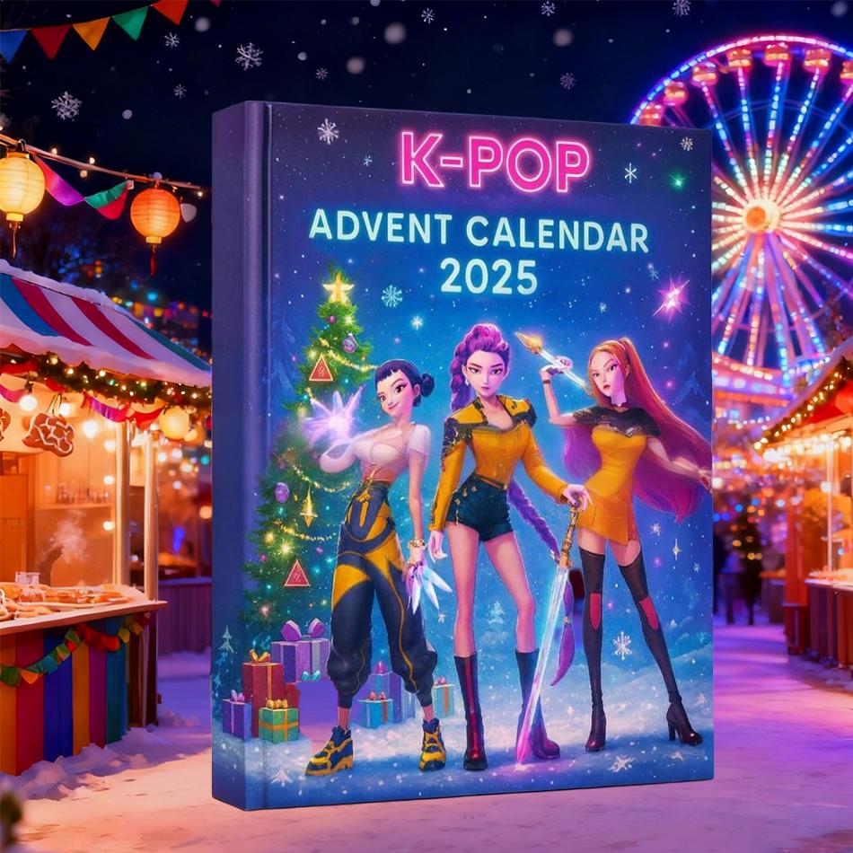 Neuer Kpop Dämonenjäger Weihnachtsbaumschmuck Kpop Stil Adventskalender Blind Box Niedliche Gothic Weihnachtsdekoration Für Teenager Und Frauen Geschenk