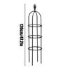 Gartenstecker Abnehmbarer Obelisk Stütze für Kletterpflanzen Rankgitter Höhe Geeignet für alle Kletterpflanzen