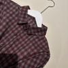 Women's Slim-Fit Winter Shirt: Stylish Collar, Versatile Brushed Cotton, Long Sleeve