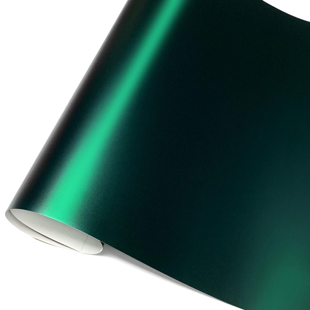

Romani Chrome Matte Film Supplies Car Wrapping Vinyl Paper for Car Motorcycle Stickers Auto Outdoor Accessories Waterproof Paint 10x150cm зелений