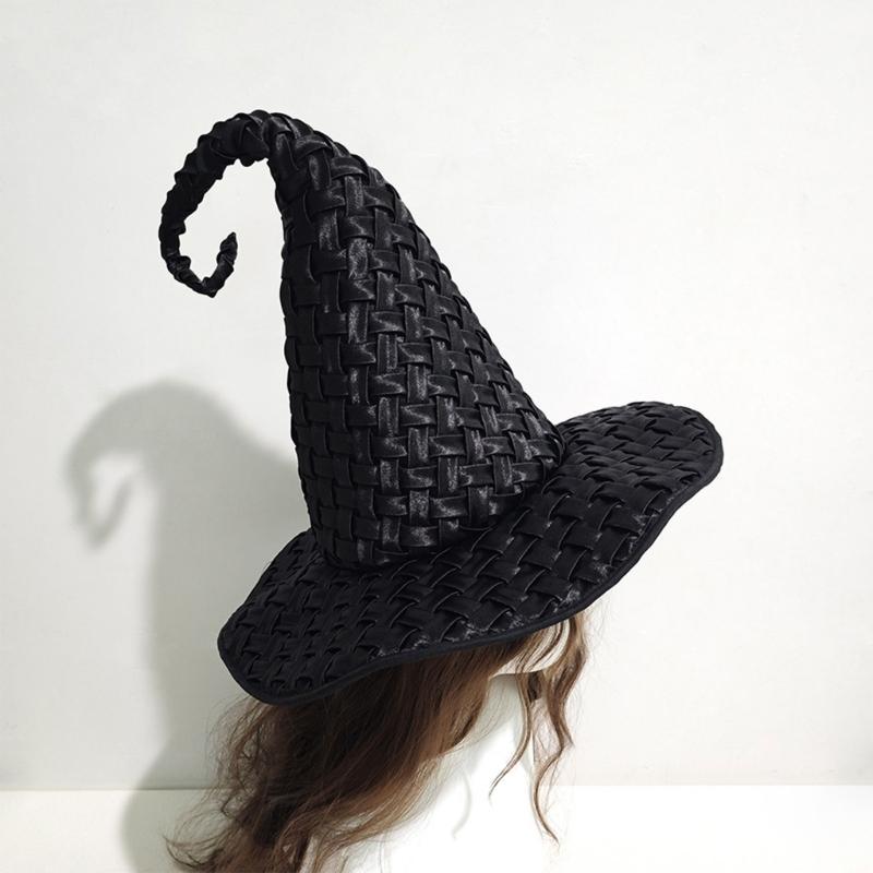 Halloween Wizard Hat Funny Witch Hat Witch Caps Wizard Costume Accessories for Masquerades Party Decor Cosplay Props