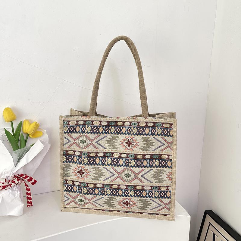 

Модная весенняя простая сумка и сумка через плечо, повседневная и индивидуальная сумка-тоут бежевый