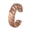 Vinterly Pure Copper Magnetic Rings Women Big Size Adjustable Gold-color 6.7mm Cuff Jewelry Wedding Bands Resizable Finger Rings