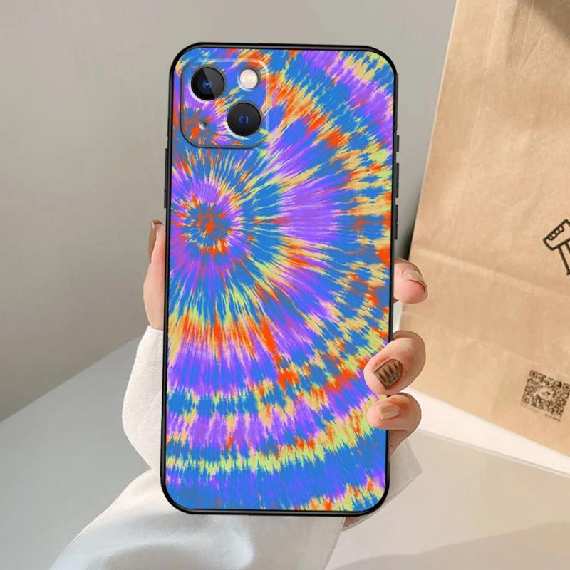 

Rainbow Spiral Tie Dye Phone Case For iPhone 17 Air 16 15 13 11 12 14 Pro Max 13 12 mini 15 16 Plus 16e Cover Coque For iPhone 11