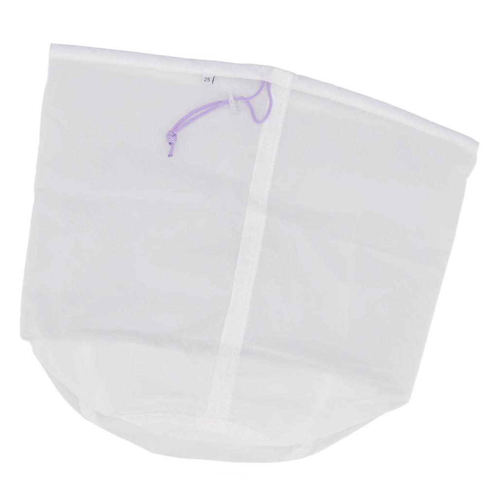 5 Gallons Brew Bags Wine Straining Bag Extra Fine Mesh for Homebrewing Milk Honey Purple (25micro)