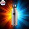 Thermosteel Water Bottle 1500ml For Travel Office Use | Double Wall Vacuum Flask Keeps Drinks Hot Cold 24H | Sleek Silver Leakproof Design