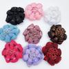 1Pz Elegante Rete per Capelli in Poliestere Intrecciata a Mano - Fiore per Capelli da Ballo, Rete per Capelli con Perline e Paillettes, Tasca per Capelli