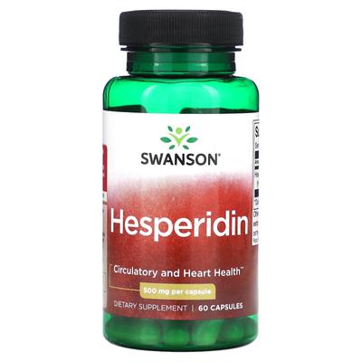 Hesperidin, 500Mg, 60 Capsules