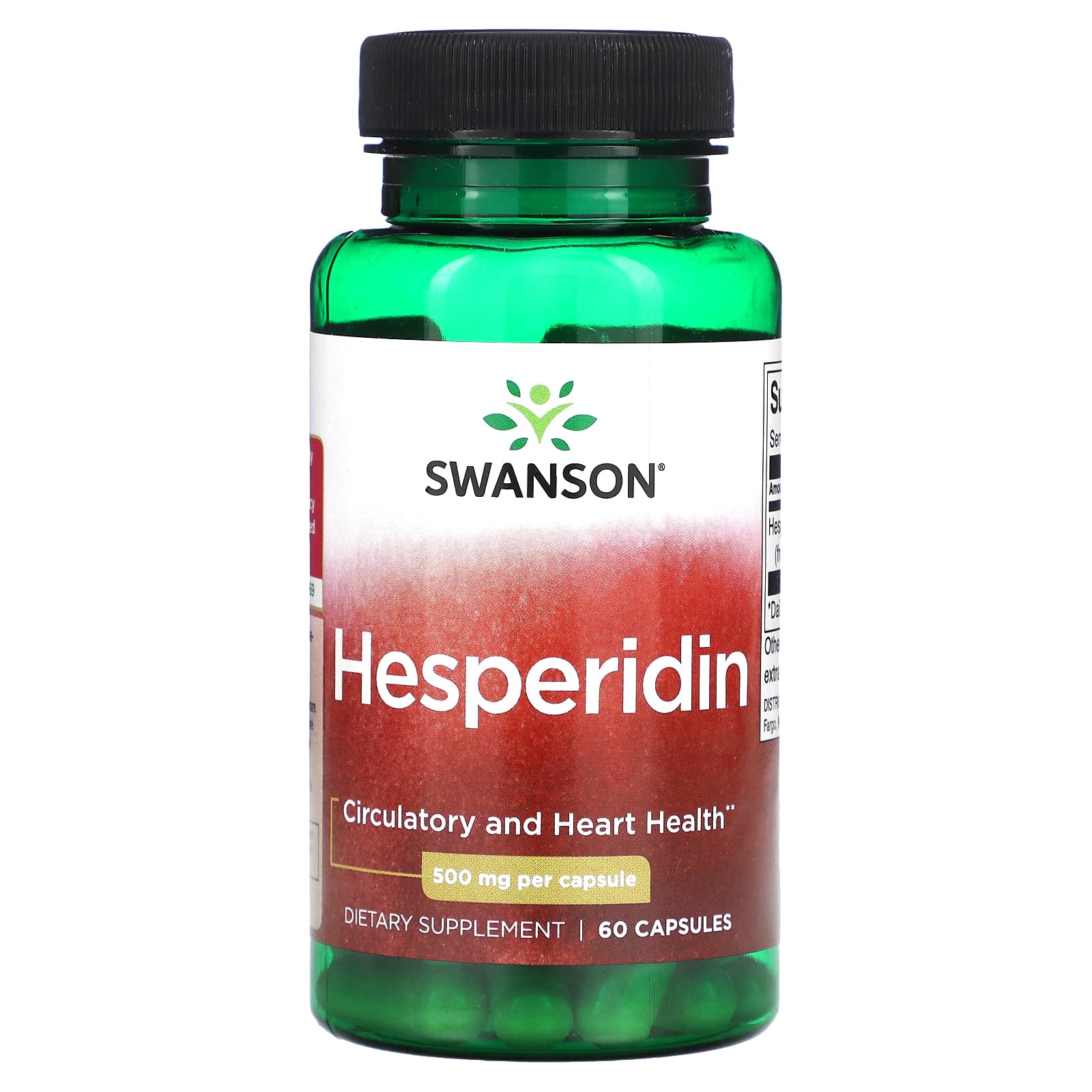 

Hesperidin, 500Mg, 60 Capsules