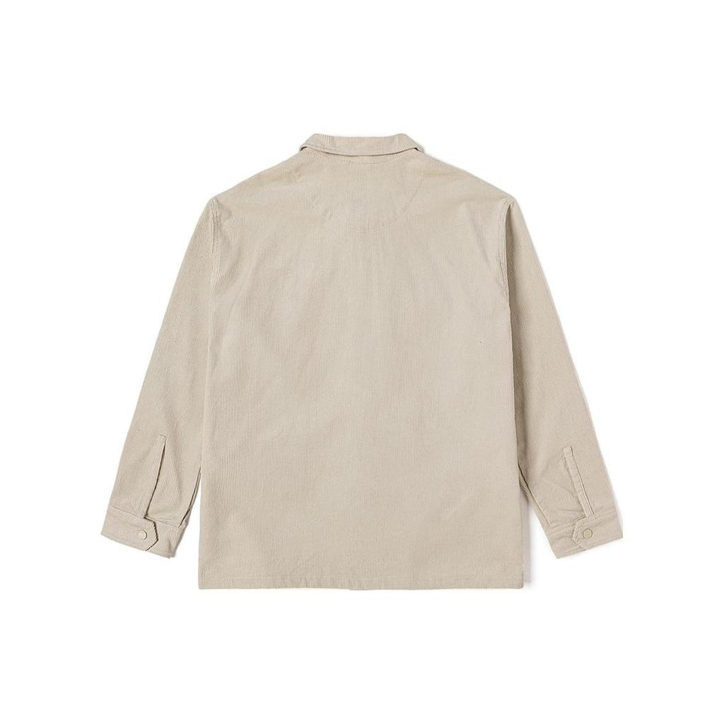 Vans Outdoor Casual Solid Color Single-Breasted Lapel Jacket Men Jackets Oatmeal VN000FBM2N1