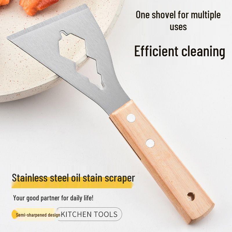 Compact Manganese Steel Japanese Shovel: Thickened Stainless Steel Putty Knife, Wall Scraper, and Multifunctional Renovation Tool