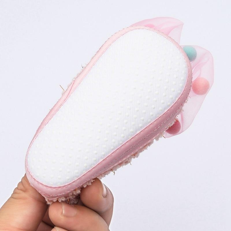 Baby Mädchen Kleinkind Herbst Prinzessin Krippe Schleife Weiche Erste Lauflernschuhe