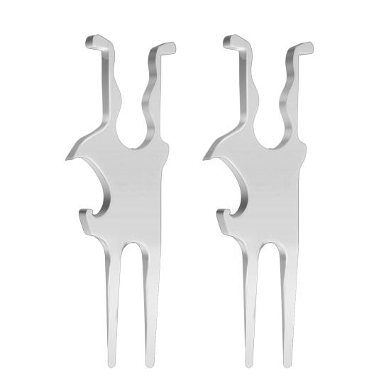 3-in-1 Magnetic Golf Multi-Tool for Golf Cart Multi-functional Beer Opener Ball Marker Divot Tool for Golf Accessories