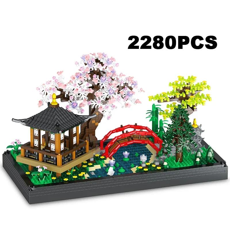

Diy Zen Realm Garden Building Blocks Creative Bonsai Tree Streetview Courtyard Potted Bouquet Assembled Brick Kid Toy Girl Gifts no box