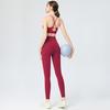 JYL Integrated Fixed Cup Sports High Strength Running Yoga Vest