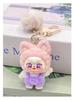 Cute Cartoon Animal Bag Charm - Resin Flocked (Non-Plush Filled) DIY Phone Pendant, With Fluffy Ears And Vivid Faces